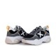 Zapatillas Mujer Munich Sabbia 07 Negra y Gris 4179007