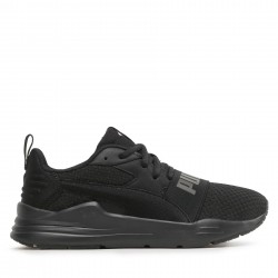 ZAPATILLA PUMA NEGRA  WIRED RUN PURE JUNIOR  390847 01