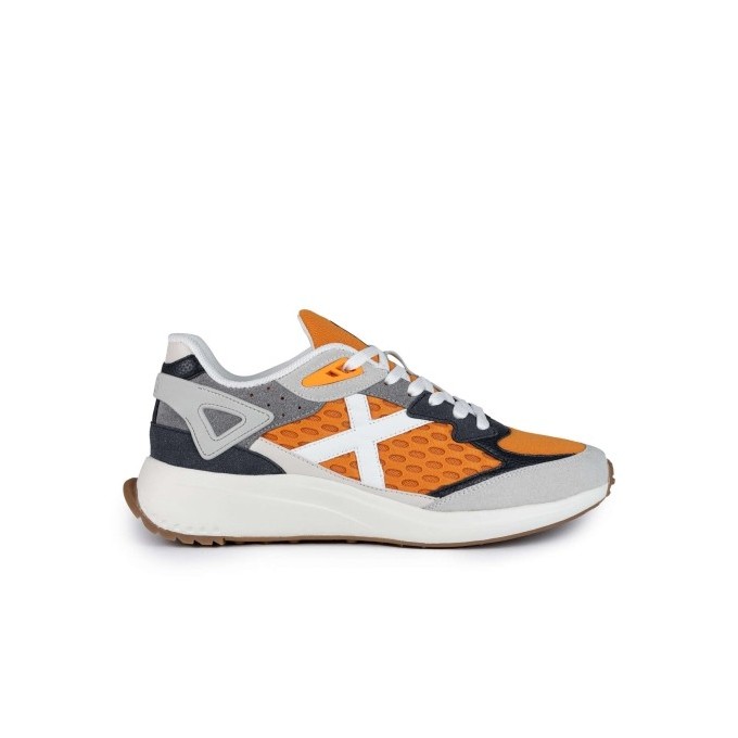 ZAPATILLA MUNICH TIP 38 HOMBRE NARANJA GRIS 4155038
