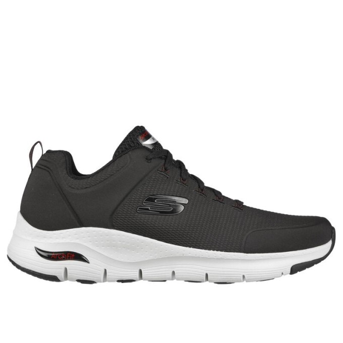 SKECHERS HOMBRE ARCH FIT TITAN 232200/CHAR GRIS OSCURO