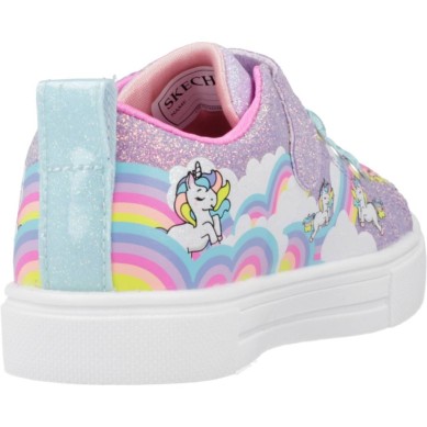 ZAPATILLA SKECHERS TWINKLE SPARKS NIÑA LUCES UNICORNIO 314806N/LVMT