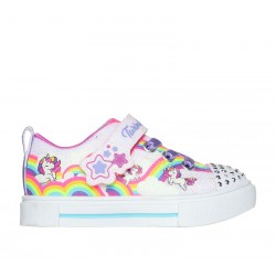 ZAPATILLA SKECHERS TWINKLE SPARKS NIÑA LUCES UNICORNIO 314809N/WMLT