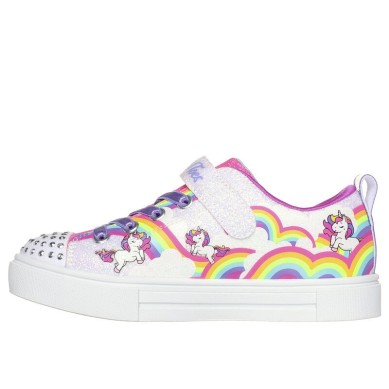 ZAPATILLA SKECHERS TWINKLE SPARKS NIÑA LUCES UNICORNIO 314809L/WMLT