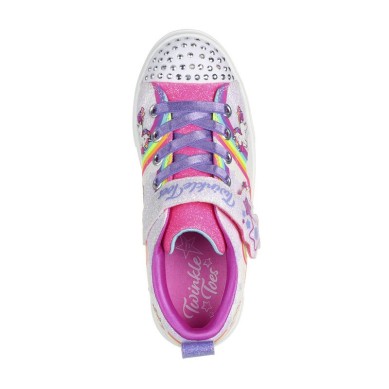 ZAPATILLA SKECHERS TWINKLE SPARKS NIÑA LUCES UNICORNIO 314809L/WMLT