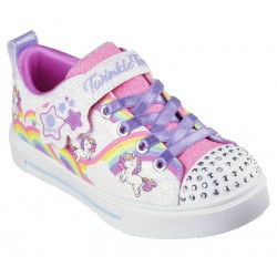 ZAPATILLA SKECHERS TWINKLE SPARKS NIÑA LUCES UNICORNIO 314809L/WMLT