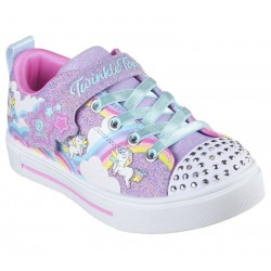 ZAPATILLA SKECHERS TWINKLE SPARKS NIÑA LUCES UNICORNIO 314809L/LVMT