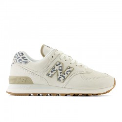 NEW BALANCE  WL574XD2 MUJER BEIGE  LEOPARDO