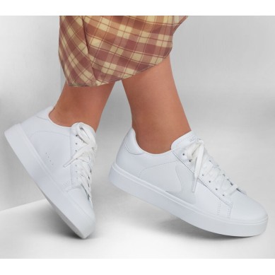 SKECHERS MUJER EDEN LX-TOP BEAMING   BLANCA PIEL 185016 WTGD