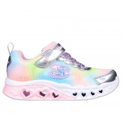 ZAPATILLAS SKECHERS 302315L SMLT LUCES NIÑA ROSA CORAZONES