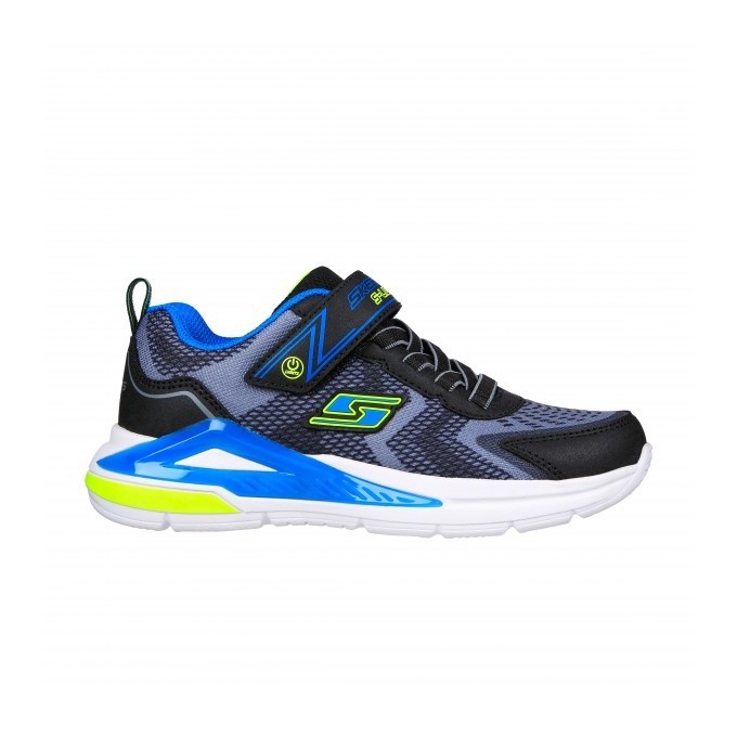 ZAPATILLA SKECHERS 401660 BKYB LUCES NIÑO negra