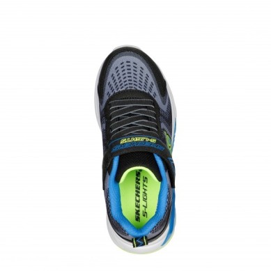 ZAPATILLA SKECHERS 401660 BKYB LUCES NIÑO negra
