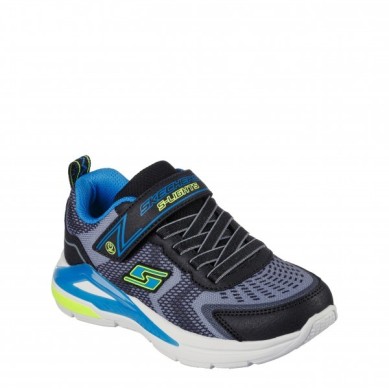 ZAPATILLA SKECHERS 401660 BKYB LUCES NIÑO negra