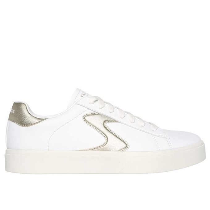 SKECHERS EDEN LX-TOP BEAMING GLORY BLANCA PIEL 185016/WTGD