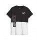 PUMA CAMISETA POWER BLANCA Y NEGRA 676012 01 HOMBRE