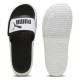 CHANCLAS PUMA SOFTRIDEPRO SLIDE 24 V NEGRA Y BLANCA 395431 01