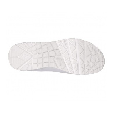 SKECHERS UNO STAND ON AIR MUJER 73690/W BLANCA PIEL