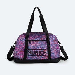 BOLSA DE DEPORTE MUNICH  MEDIANA  ANIMAL PRINT FUCHSIA 6573078