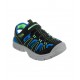 SANDALIAS NIÑO SKECHERS RELIX VALDER  406520L BBLM NEGRA Y AZUL