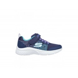 ZAPATILLA SKECHERS BEBE MICROSPEC 303535N NVMT AZUL