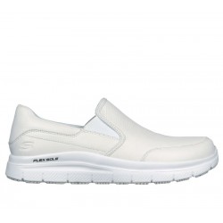 Zapatilla Antisdelizante Skechers Hombre Blanca 77071EC WHT