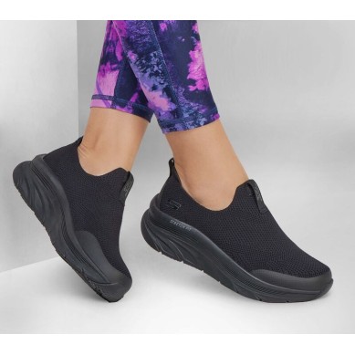 ZAPATILLA SKECHERS MUJER NEGRA D'LUX  WALKER 149128BKN