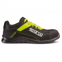 ZAPATILLAS SPARCO PRACTICE JOS NEGRO AMARILLO S1P SRC