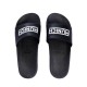 CHANCLAS MUNICH FLAT SLIDER 3D HOMBRE NEGRA Y BLANCO