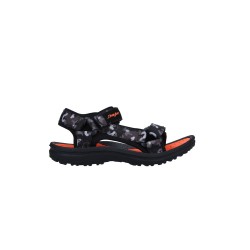 SANDALIAS DEPORTIVAS  J´HAYBER NIÑO OILOSA ORANGE ZN53492 NEGRA Y NARANJA