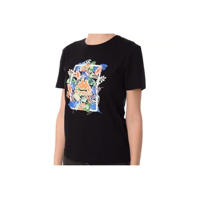 KAPPA CAMISETA MANGA CORTA MUJER FRIENDA 381R31W NEGRA