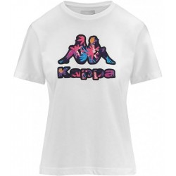 KAPPA CAMISETA  MANGA CORTA BLANCA 381R34W MUJER