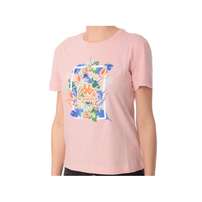 KAPPA CAMISETA MANGA CORTA MUJER FRIENDA 381R31W ROSA