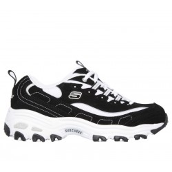 SKECHERS MUJER D´LITES BIGGEST FAN 11930/BKW NEGRA