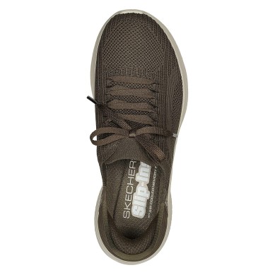 SKECHERS MUJER ULTRA FLEX 3.0 BRILLIANT PATH SLI-INS 149710/OLV VERDE