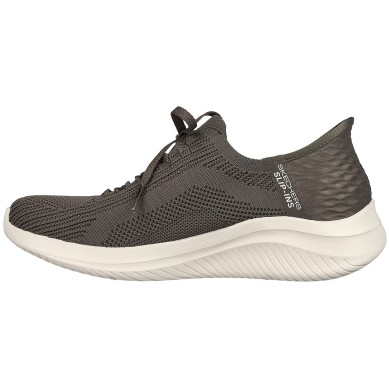 SKECHERS MUJER ULTRA FLEX 3.0 BRILLIANT PATH SLI-INS 149710/OLV VERDE