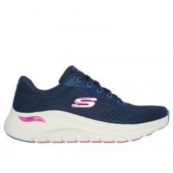 SKECHERS MUJER ARCH FIT  2.0 BIG LEAGUE 150051/NVMT AZUL MARINO