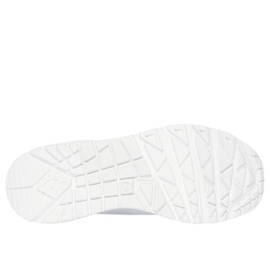 SKECHERS UNO SHIMMER AWAY MUJER 155196/WSL BLANCA PIEL