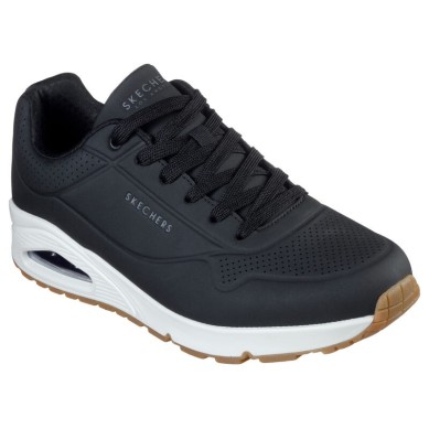 SKECHERS UNO STAND ON AIR HOMBRE 52458/BLK NEGRO PIEL