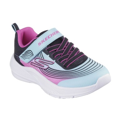 SKECHERS MICROSPEC ADVANCE NIÑA 303575L/AQPR NEGRA Y TURQUESA
