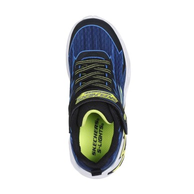 ZAPATILLA SKECHERS 400149L BKBL LUCES NIÑO AZUL