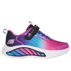 ZAPATILLA SKECHERS 303721L-BKMT NIÑA LUCES