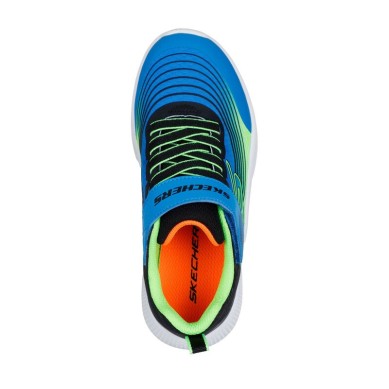 ZAPATILLAS SKECHERS MICROSPEC NIÑO 403926L/BLLM AZUL