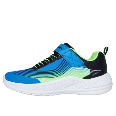 ZAPATILLAS SKECHERS MICROSPEC NIÑO 403926L/BLLM AZUL