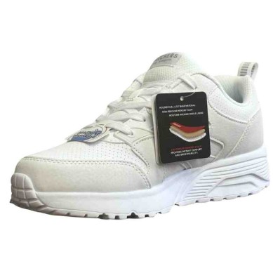 ZAPATILLA SKECHERS NIÑO-A BLANCA UNO LITE 403641L-WHT