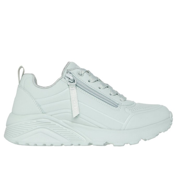 ZAPATILLA SKECHERS NIÑA VERDE UNO LITE EASY ZIP 310387L-SAGE