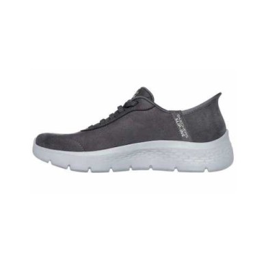 ZAPATILLAS SKECHERS SLIP-INS GO WALK FLEX-MALI MUJER 124837/CHAR GRIS