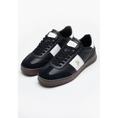 ZAPATILLA US POLO ASSN HOMBRE NEGRO Y BLANCO  CAMPY001B-BLK