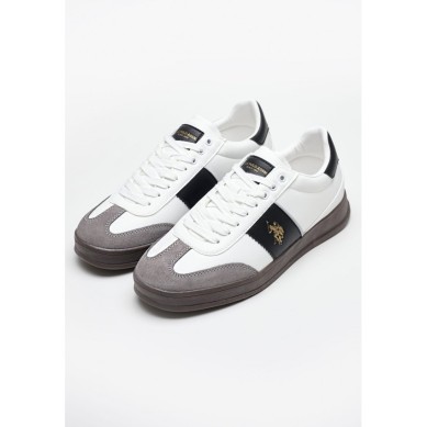 ZAPATILLA US POLO ASSN HOMBRE BLANCO Y GRIS CAMPY001B-WHI
