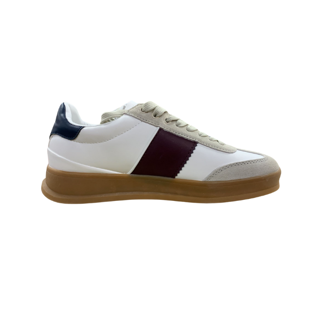 ZAPATILLA US POLO ASSN HOMBRE BLANCO Y BEIGE CAMPY001B-CRE