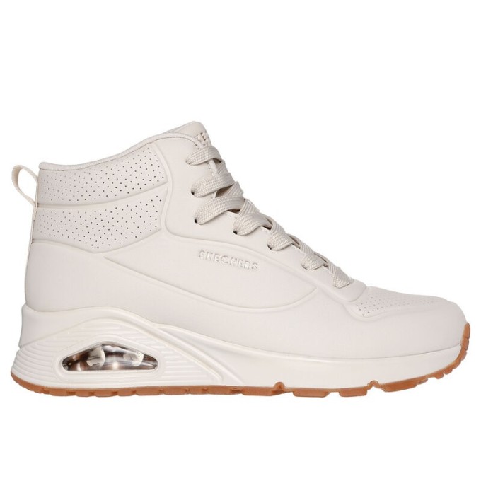SKECHERS UNO STAND HIGH MUJER 177097/OFWT BEIGE