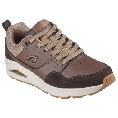ZAPATILLA SKECHERS HOMBRE UNO MARRON 183020BRN